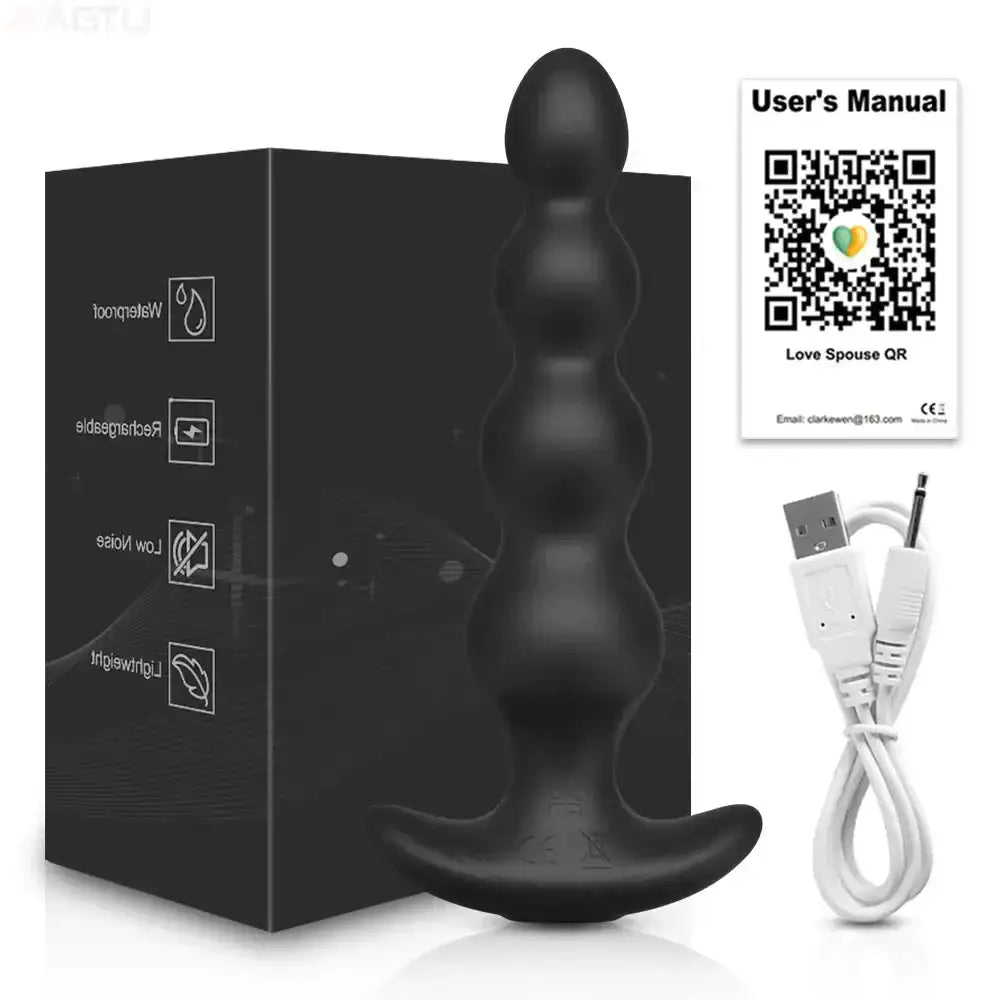 APP Bluetooth Anal Vibrator for Men Prostate Massager Wireless Remote Butt Plug Vibrating Adult Sex Toys for Women Male