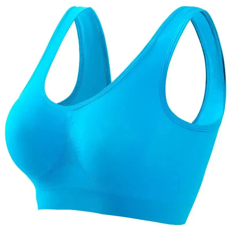 Women's S - 5XL Seamless Bra Push - Up Sports Bra Non - wire Crop Tops Solid Color Sexy Lingerie No Pads Breathable Female Brassiere - The Lady's Haven